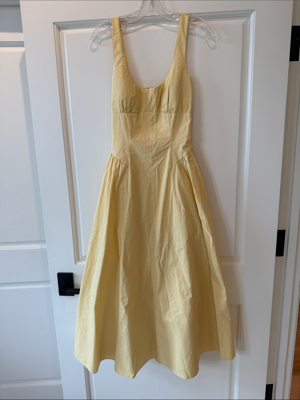 NEW Abercrombie & Fitch Yellow Midi Sundress (The Bra-free Collection) - Size XS